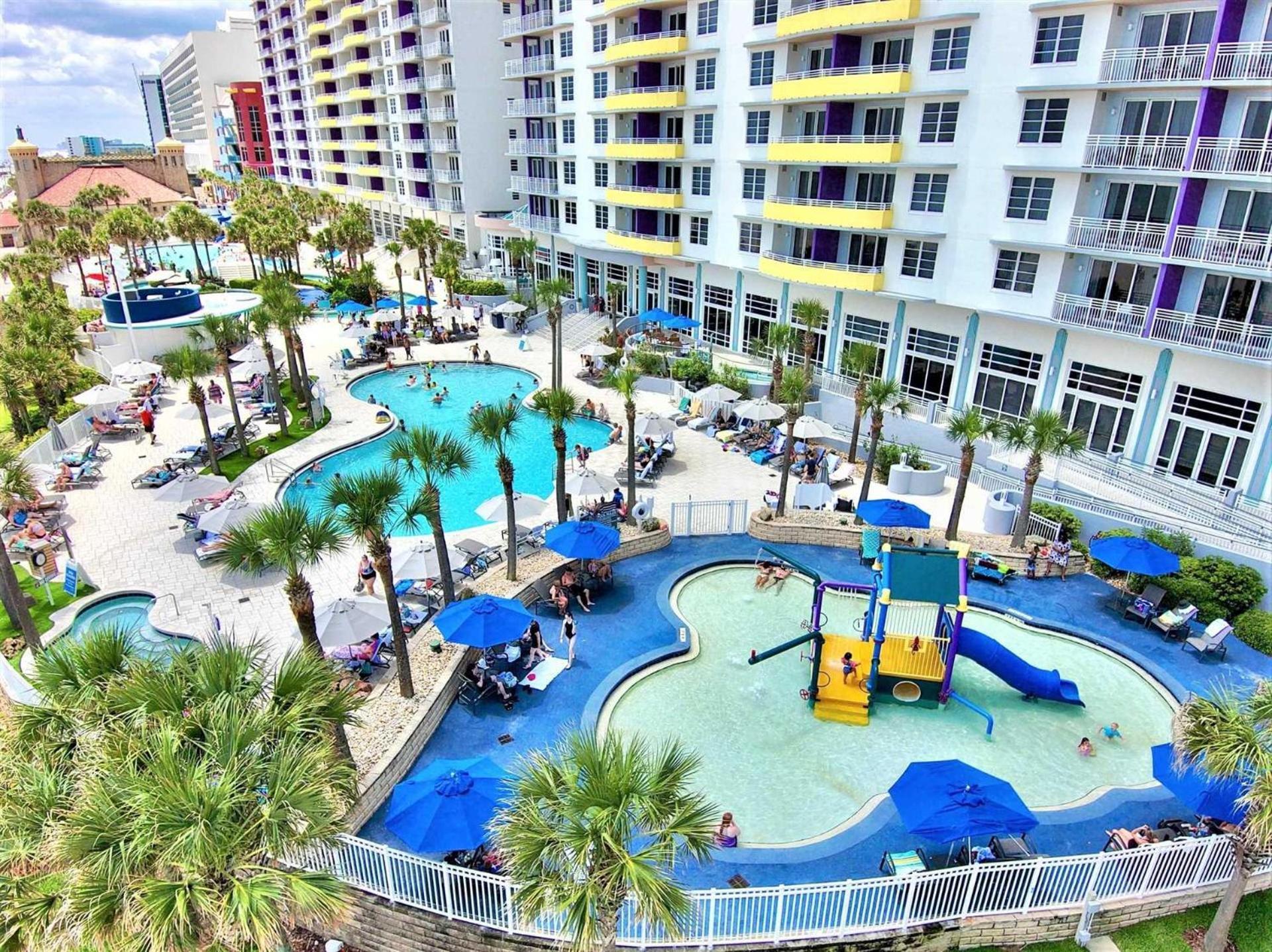 Luxury 2Br Dbl Balcony Direct Ocean Wyndham Resort Daytona Beach Exterior foto