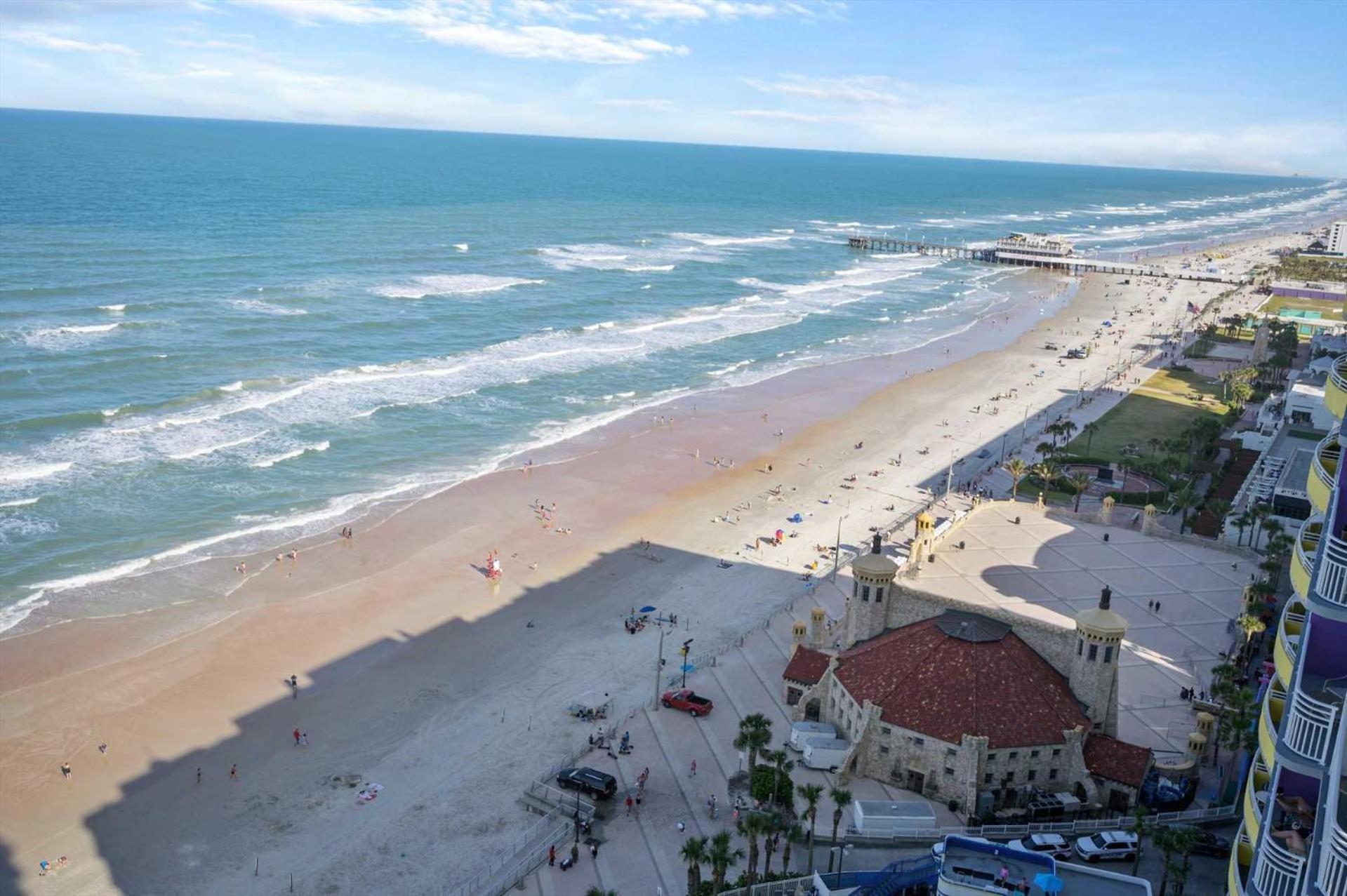 Luxury 2Br Dbl Balcony Direct Ocean Wyndham Resort Daytona Beach Exterior foto