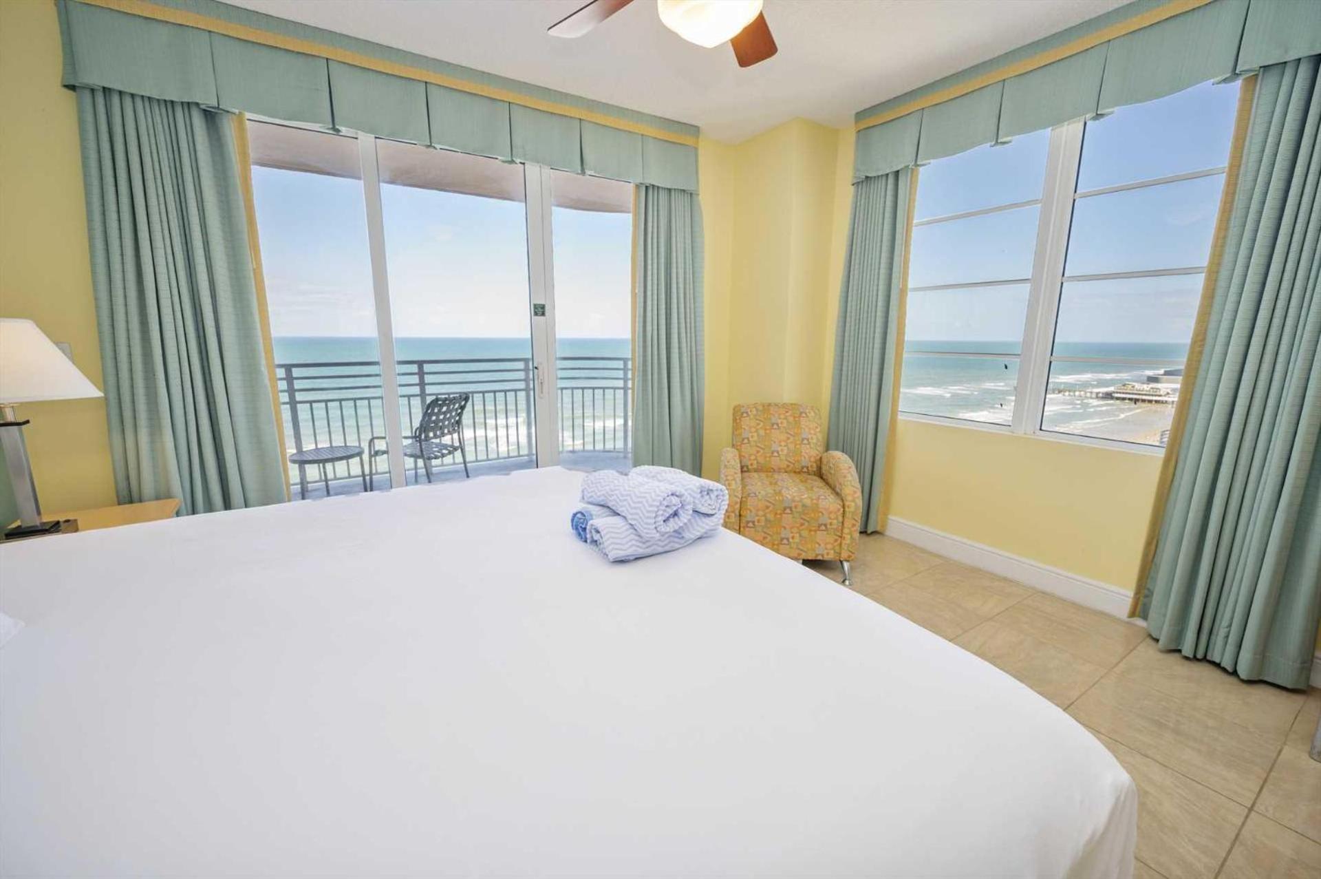 Luxury 2Br Dbl Balcony Direct Ocean Wyndham Resort Daytona Beach Exterior foto